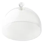 image of TableCraft 11884 Clear Cake Dome Cover – 11.75”W x 11.75”D x 8.75”H, Styrene‑Acrylonitrile Plastic