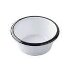 image of TableCraft Products 12215 Canteen Collection Ramekin, 3 oz, 3.125" x 3.125" x 1.25" Melamine, White