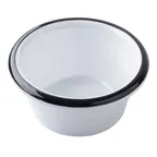 image of TableCraft Products 12216 - 4oz White Melamine Ramekin, 3.5" x 3.5" x 1.625", Round