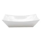 image of TableCraft 12350002 Fry Tray, 24 oz, 8-1/2" x 5-3/4" x 1-7/8", White Melamine, Dishwasher Safe
