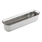 image of TableCraft Products 123505 - 4-1/2 Qt Steel Steam Table Pan 18-1/2" x 5-1/4" x 4", Induction
