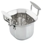 image of TableCraft 123514 Induction Steam Table Pan, 1-1/4qt, 5-7/8"x5-1/4"x4", Tri-Ply 18/8/18/0 Stainless