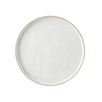image of TableCraft Products 123515W Round Serving Tray, 10-3/4" Dia., 7/8" Melamine, White, Dishwasher Safe