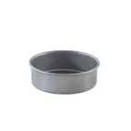image of TableCraft Products 12464 Round 6" x 6" x 2" Aluminized Steel Cake Pan with Silicone Non‑Stick