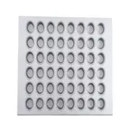 image of TableCraft Products 12471 - Muffin Pan, 48-Cup, 25.75"x17.875"x1", Steel, Silicone Non‑Stick