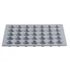 image of TableCraft 12474 Muffin/Cupcake Pan, 35-Cup, 25.875" x 17.875" x 1.5", Steel, Non‑Stick