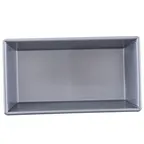 image of TableCraft 12480 Loaf Pan – 9.5" x 5" x 2.75", 54 oz, Aluminized Steel, Silicone Glazed