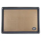 image of TableCraft Products 12493 Reusable Baking Mat, 24.5" × 16.5" Silicone, Tan, Cash & Carry