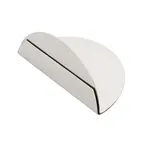 image of TableCraft Products 12520 Half Moon Card Holder, 3.5" x 2" x 1.5", Stainless Steel 200, 3" Height