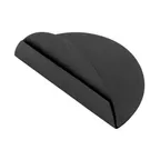 image of TableCraft Products 12522 Half Moon Menu Card Holder 3.5" x 2" x 1.5" Black Powder-Coated Steel