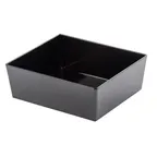 image of TableCraft Products 12551 - 8.75 Qt Black Melamine Bowl, 12.75" x 9.5" x 5", Straight-Sided