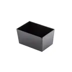 image of TableCraft Products 12554 - 4.25 Qt Bowl, 9.5" x 6.375" x 5", Straight‑Sided Melamine, Black