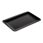 image of TableCraft Products 12562 - Sierra Collection Black 17" x 11" Rectangular Melamine Serving Platter
