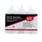 image of TableCraft 12632 - 16 oz Clear Squeeze Bottle, Wide Mouth 63mm, Cone Tip, NSF Certified - 6/Pack