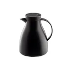 image of TableCraft 12666 Beverage Server, 34oz Carafe, 7.5" x 6.5" x 8.75", Black, Vacuum Insulated