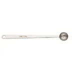 image of TableCraft Products 12801 Coffee Scoop, 5 ml, 8.625" x 1" x 0.5", Long Handle, 18/8 Stainless Steel