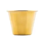 image of TableCraft 12823 - 2-1/2 oz Stainless Steel Ramekin, 2-1/4" Dia. x 1-3/4" H, Gold PVD