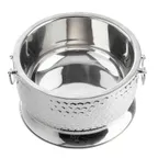 image of TableCraft 12851 Beverage Tub, 4-1/2 Gal, 16-1/2" x 15-3/4" x 9-1/2", Stainless, Honeycomb