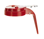 image of TableCraft 1370RET Top – Red ABS Plastic Lid, Dishwasher‑Safe, Fits 406/1370/1371/PP10/PP410