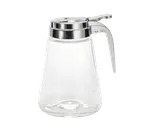 image of TableCraft Products 1371 Glass Syrup Dispenser, 12 Oz, Plastic Top, Finish, Rack 1370R Wash