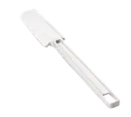 image of TableCraft Products 1500 - 9.5" White Rubber Spatula, BPA Free, Dishwasher Safe, Kitchen Utensil