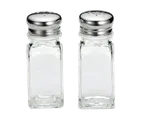 image of TableCraft Products 154S&P-1 - 3 Oz Salt Pepper Shaker, 1.5" x 4" Stainless Steel Tops - 1/Each