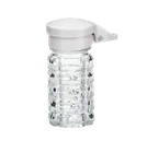 image of TableCraft 163MPW Salt Pepper Shaker – 1‑Ounce, 1‑9/16" Dia x 3‑9/16" H, Glass Jar, ABS White Top