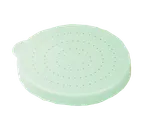 image of TableCraft Products 166BT - Green Perforated Dredge Lid, Universal Poly Snap‑Tight Cheese Shaker