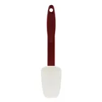 image of TableCraft 1865 - Silicone Spoonula, 10-3/8" Red Handle, 500°F Heat‑Resistant, BPA‑Free