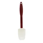 image of TableCraft 1866 - 14-1/4" Silicone Spoonula, Red Nylon Handle, 500°F Heat‑Resistant, BPA‑Free