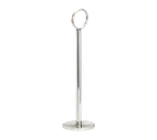 image of TableCraft 1912 Number Stand, 12" Flat Bottom, Chrome Plated, 10-12" Height, 1-4" Width