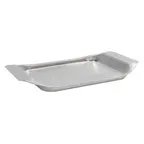 image of TableCraft 20005 - Better Burger Tray, 10" x 7" x 0.5", Stainless Steel, Dishwasher Safe