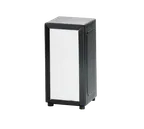 image of TableCraft Products 2212 Napkin Dispenser, 4" x 3¾" x 7½", Steel Black, 3⅜" x 6⅝" Napkins, Hand Wash