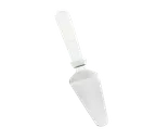 image of TableCraft Products 242W Pie & Cake Server, 11" Stainless Steel Blade, White ABS Handle