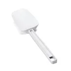 image of TableCraft 2510 White Spatula – 9-1/2" Rubber Blade, Heat‑Resistant to 140°F, Dishwasher‑Safe