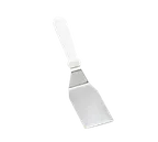 image of TableCraft Products 251W Turner, 5" X 5" Blade, 11½" Length, Dishwasher Safe, White ABS Handle