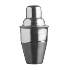 image of TableCraft Products 276 - 6oz 3-Piece Stainless Steel Cocktail Shaker Set with Jigger & Strainer