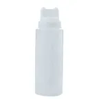 image of TableCraft 3263C2 Widemouth Squeeze Bottle, 32oz, 63mm Opening, Double Tip, Clear LDPE, Clear Cap