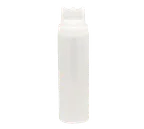 image of TableCraft 3263C3 - 32oz Clear SelecTop WideMouth Squeeze Bottle, 3‑Tip, Polyethylene, Dishwasher Safe