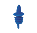 image of TableCraft 35BL Free Flow Liquor Pourer, Blue Plastic, Hand Wash Only, No Collar, 12 Per Bag