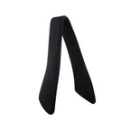 image of TableCraft Products 39100 Serving Tongs, 7" Stainless Steel & Silicone, Black, Heat Safe 400°F