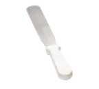 image of TableCraft Products 4208 Icing Spatula, 8", Stainless Steel Blade, White ABS Handle