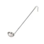 image of TableCraft Products 4701 Stainless Steel Ladle, 1 oz, One-Piece, Dishwasher Safe, Built-In Hook