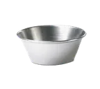 image of TableCraft Products 5066 Stainless Steel Ramekin Sauce Cup, 1 oz Capacity, Dishwasher Safe
