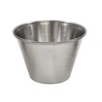 image of TableCraft Products 5072 - 4oz Stainless Steel Sauce Cup, Dishwasher Safe, Ramekin
