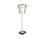 image of TableCraft Products 5198 - 4.5-Qt Stainless Steel Ice Bucket, 8.6"x8"x8.5", Mirror Silver
