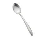 image of TableCraft 5333 - 13-3/4" Stainless Steel Serving Spoon, 18/8, Non-Insulated Handle, Dishwasher Safe