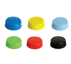 image of TableCraft 53FCAPA - Invertatop End Cap, Fits 53mm Squeeze Bottles, Plastic, Assorted Colors, 1 Pack