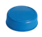 image of TableCraft Products 53FCAPBL - Blue Invertatop End Cap for 53mm Squeeze Bottles, Plastic - 1/Pack