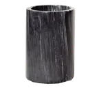 image of TableCraft Products 5488 Wine Bucket Cooler, 5" Diameter x 7" Height, Black Marble Construction